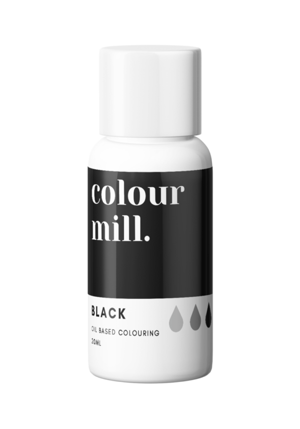 Colour Mill oljebasert matfarge svart