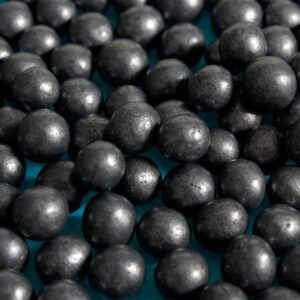 Spiselige perler svart 6mm
