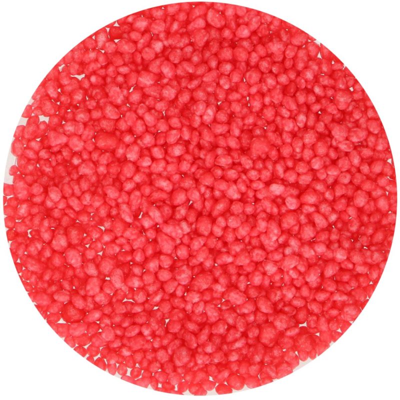 Bilde av Funcakes Kakestrø Sugar Dots -rød- 80g