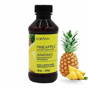 LorAnn smakstilsetning med smak av Ananas i serien med bake-emulsjoner, 118ml.