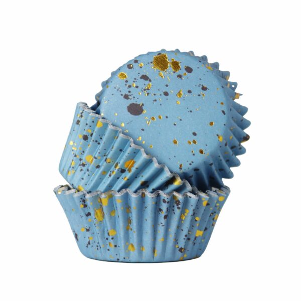 PME muffinsformer blå og gull