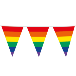Vimpelrekke regnbue pride