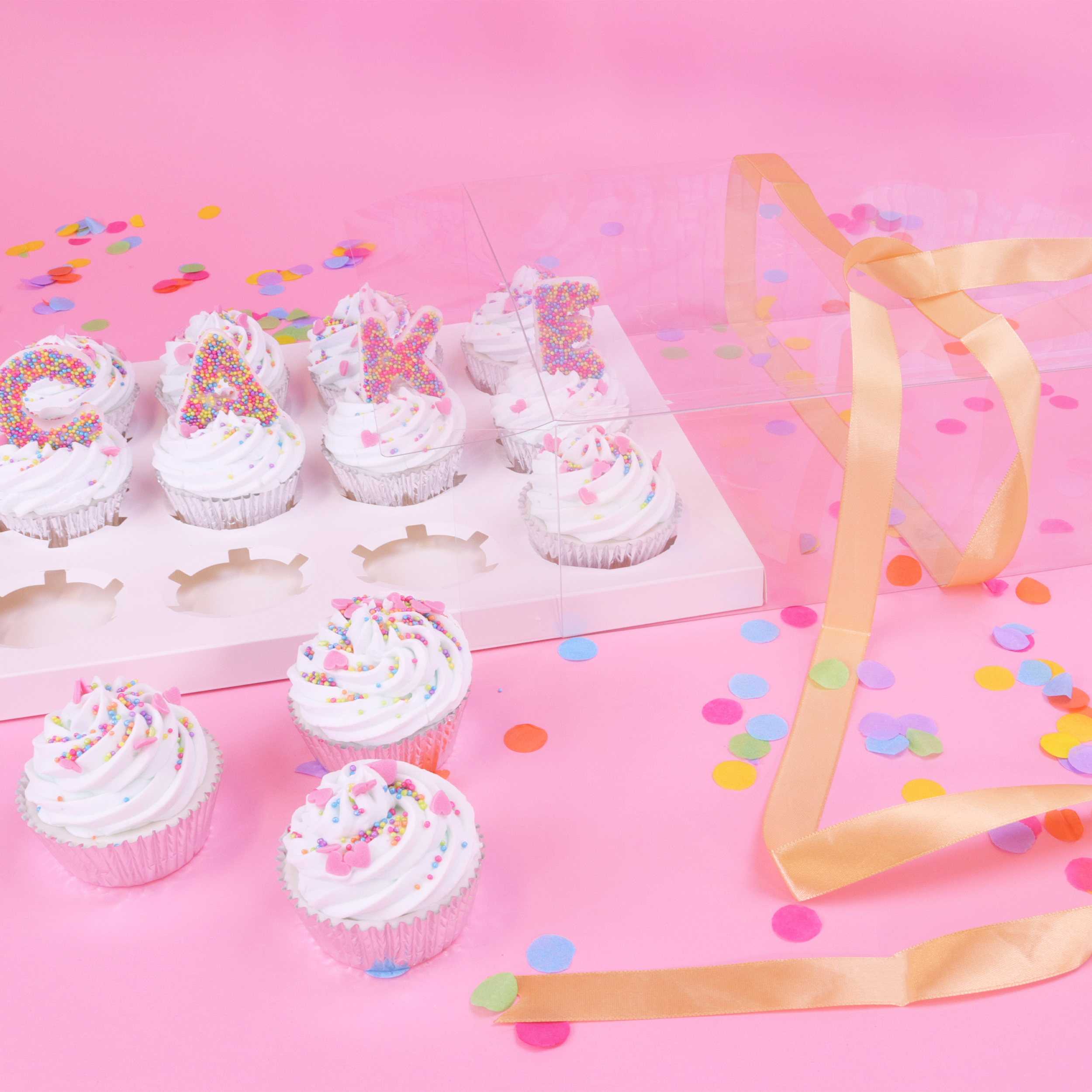 Bilde av Pme Crystal Cake Box - Gjennomsiktig Cupcakeeske