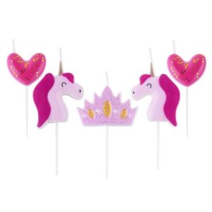 PME kakelys med prinsesse tema i rosa og gull