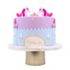 PME prinsesse kake med kakelys i rosa