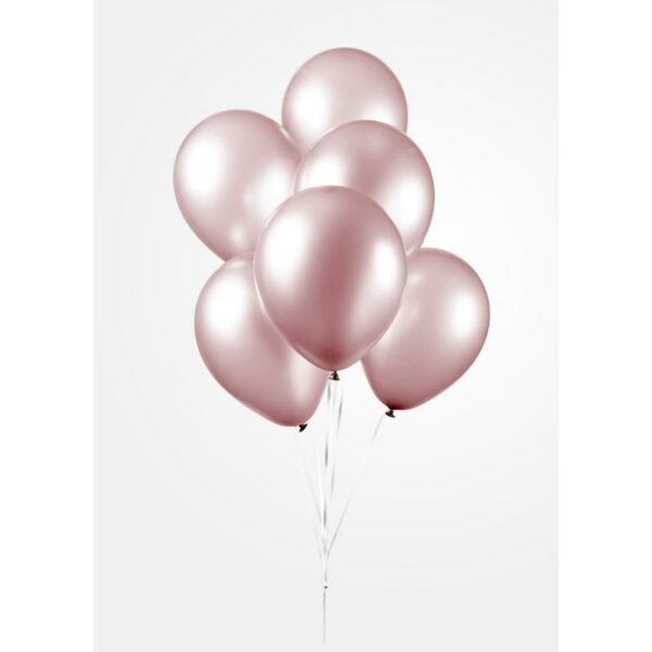 Perle rosa ballong 25 stk