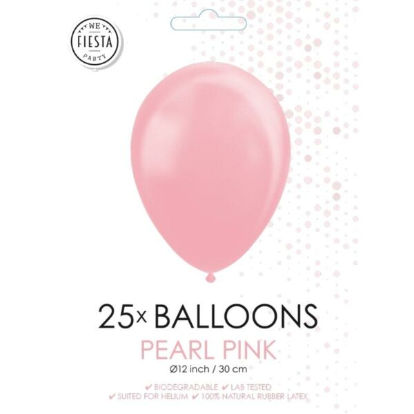 Perle rosa ballong 30 cm