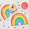 Ginger Ray servietter med regnbue tema