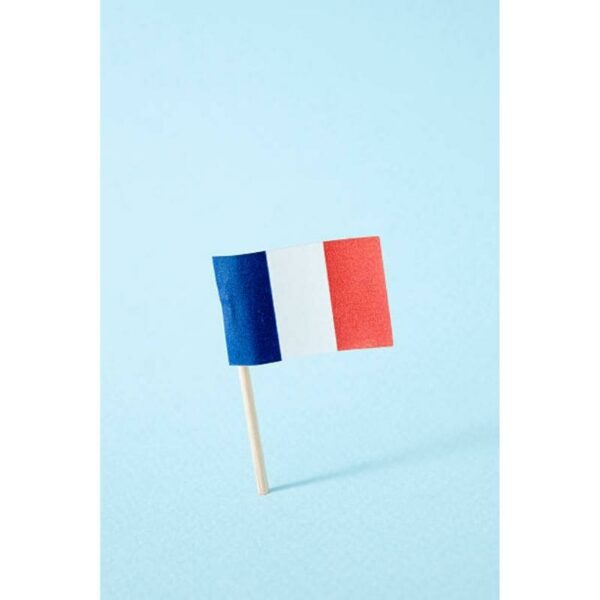 cocktailflagg, partypinner med fransk flagg