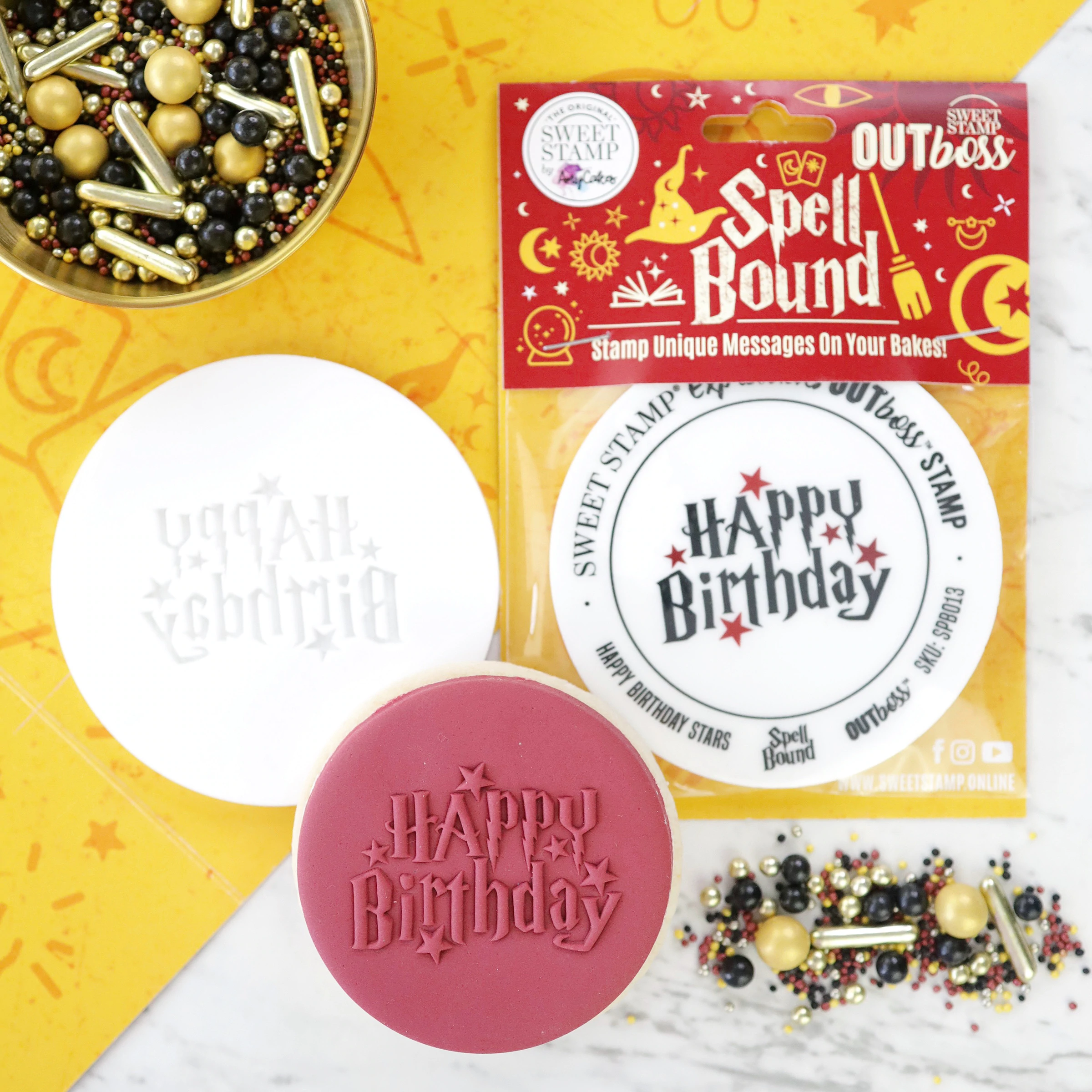 Bilde av Sweet Stamp Outboss Spell Bound -happy Birthday-