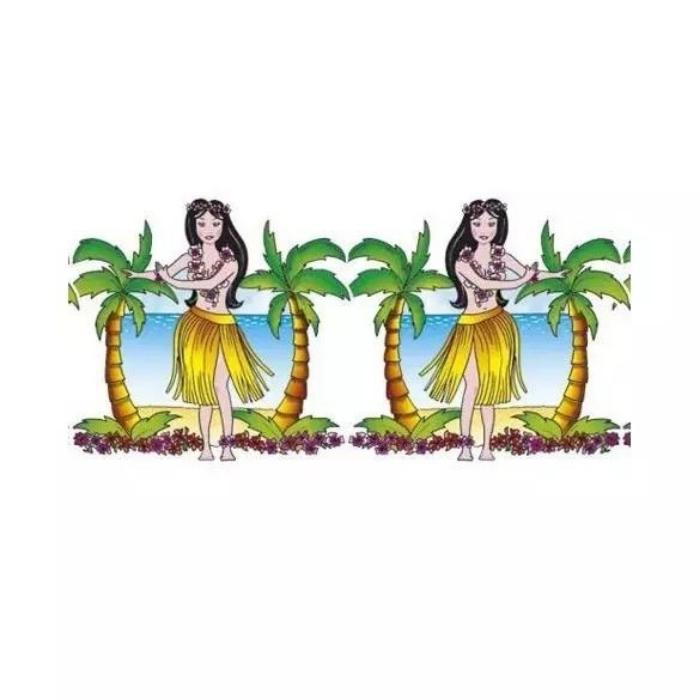Bilde av Banner Med Figurer -hawaii- 3m