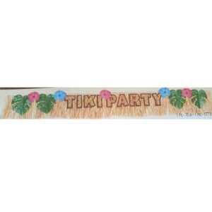 Party banner til tiki party
