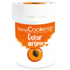 Oransje pulverfarge med smak av aprikos – redigert