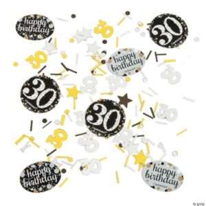30th birthday konfetti til 30-årsdag