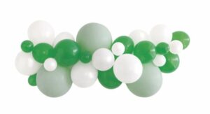 ballong kit grønn og hvit