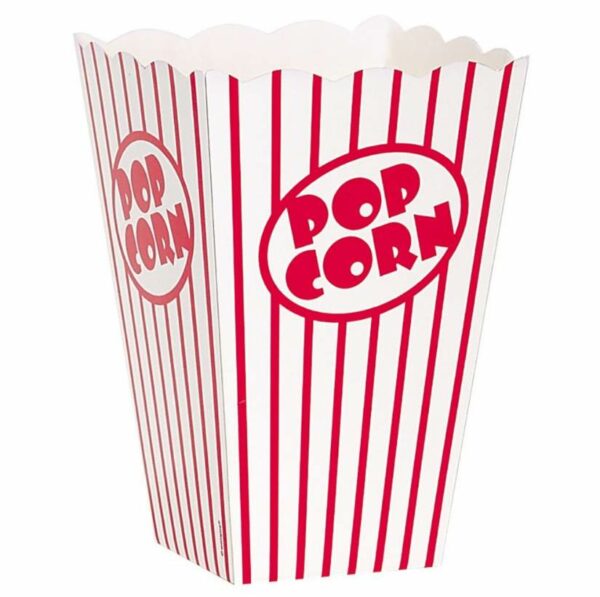 klassisk popcorn beger til kino