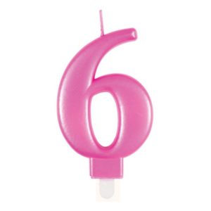 rosa nummerlys 6