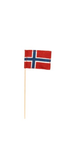 kakepinne norsk flagg
