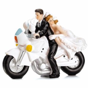 kaketopp bryllup motorsykkel
