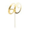 kaketopp i gull til 60-årsdag