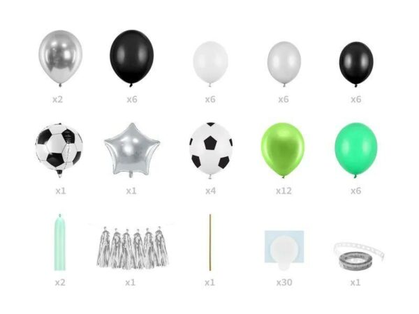 ballong kit til fotballbursdag