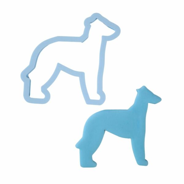 Pepperkakeform hund greyhound