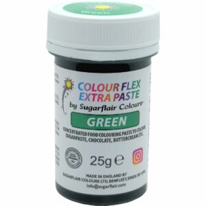 Sugarflair colour flex extra grønn