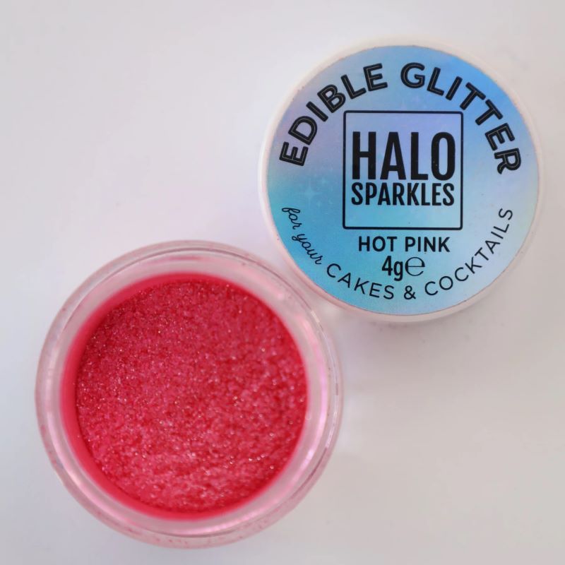 Bilde av Halo Sparkles, Spiselig Glitter - Hot Pink,4g