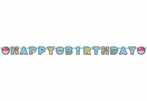 pokemon happy birthday banner