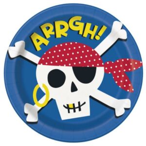 papptallerken pirate ahoy